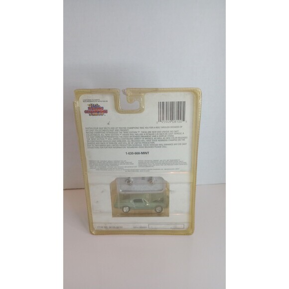 Racing Champions Mint 1968 Ford Mustang Cobra 1:58 Diecast Issue #50 Blue - Picture 6 of 6